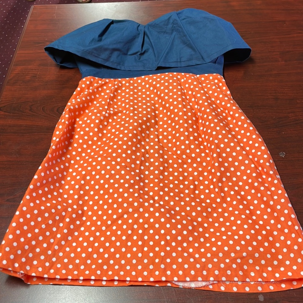 Handmade Auburn game day dress size small